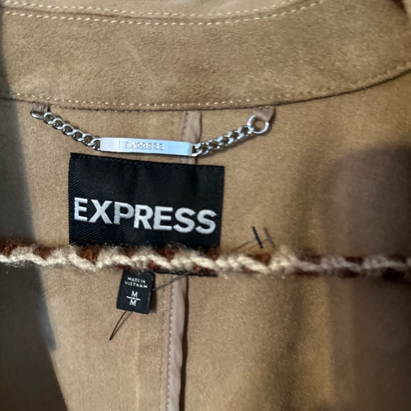 EXPRESS suede like vest, size M - Picture 3 of 6